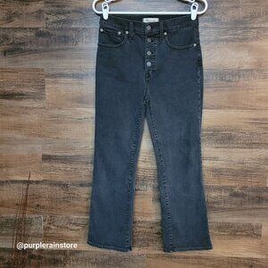 Madewell Jeans 28 Cali Demi Bootcut Hi Rise Bellspring Wash AA897 Tummy Control